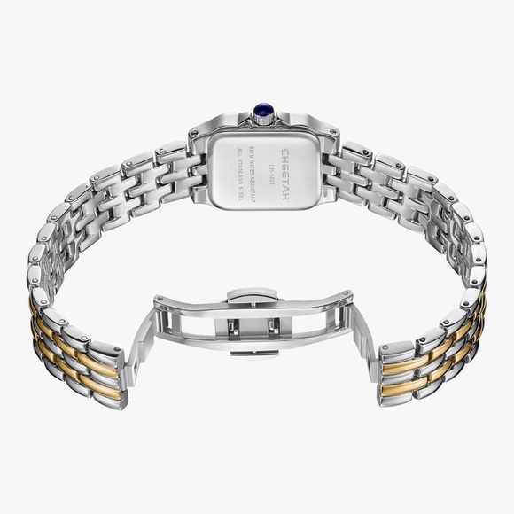 Women's Gold and Silver Watch - Picture 3 of 5